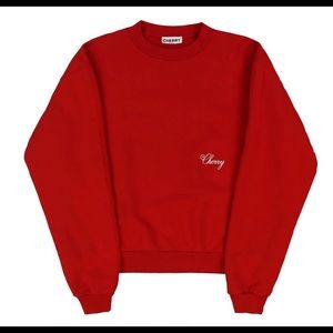 CHERRY LA American Classic Crewneck In Red
